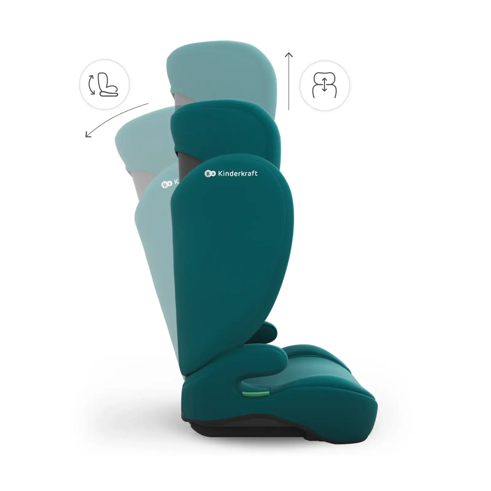 Автокрісло Kinderkraft i-Spark 2 Plus i-Size Green (KCISPA02GREPL00)