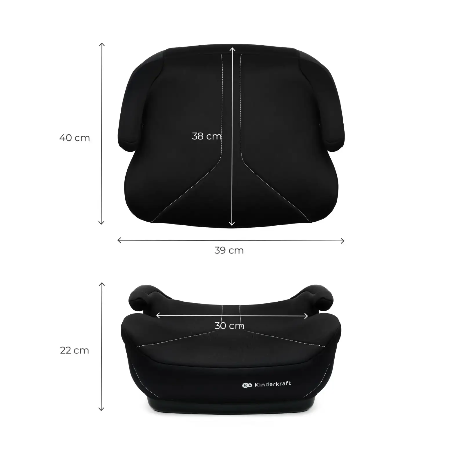 Автокресло-бустер Kinderkraft i-Boost 2 Black (KCIBOO02BLK0000)