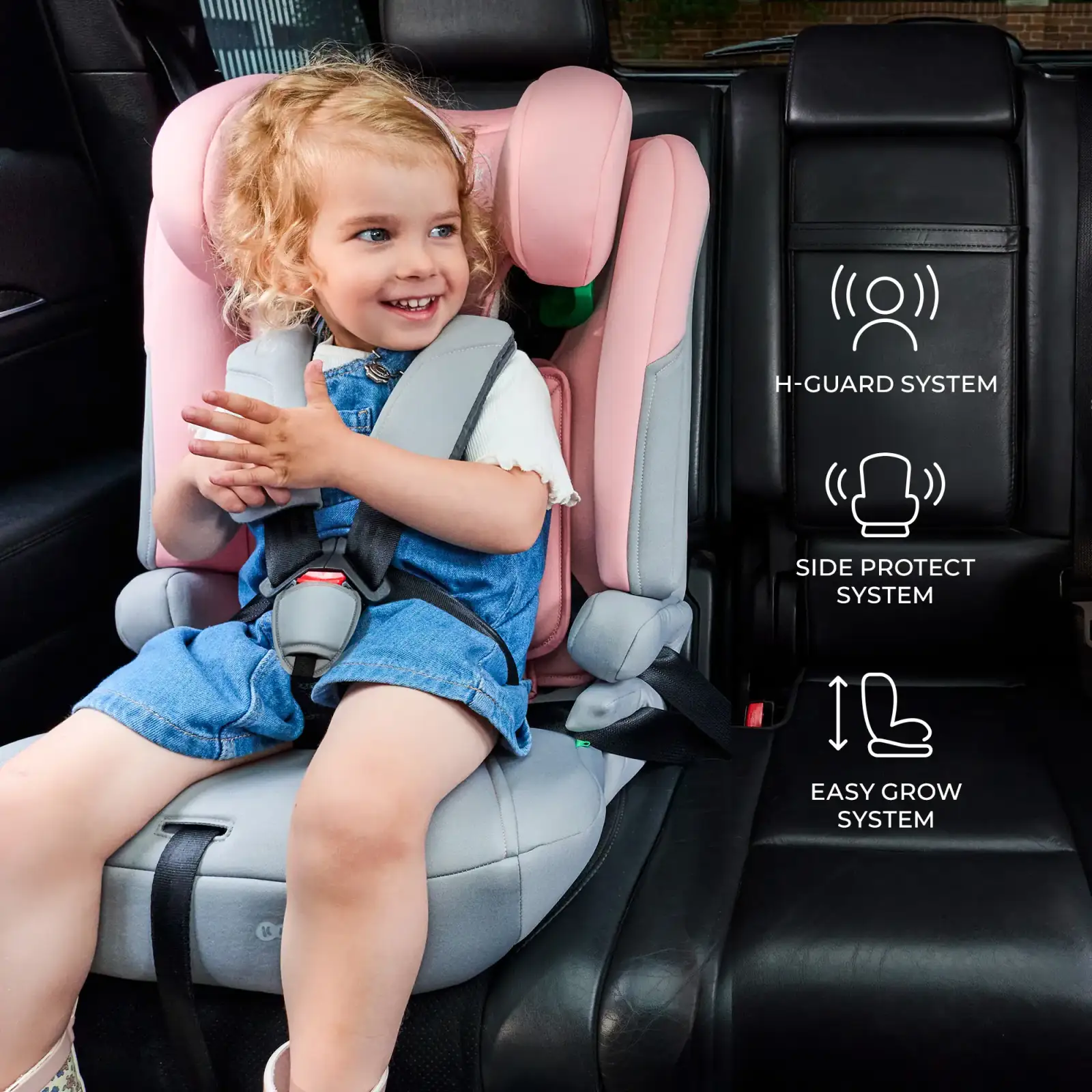 Автокрісло Kinderkraft i-Comfy i-Size Black (KCICOM00BLK0000)