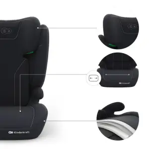 Автокресло Kinderkraft i-Spark 2 Plus i-Size Black (KCISPA02BLKPL00)