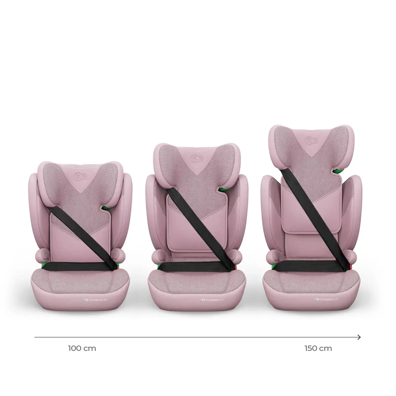 Автокресло Kinderkraft Junior Fix 2 Plus i-Size Pink (KCJUFI20PNKPL0N)