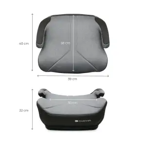 Автокрісло-бустер Kinderkraft i-Boost 2 Grey (KCIBOO02GRY0000)