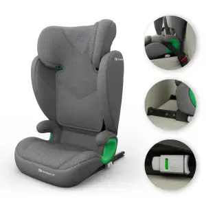 Автокресло Kinderkraft Junior Fix 2 Plus i-Size Grey (KCJUFI20GRYPL0N)