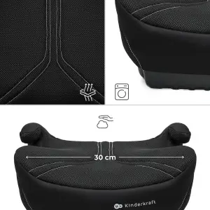 Автокресло-бустер Kinderkraft i-Boost 2 Pro Black (KCIBOO02BLKPR00)
