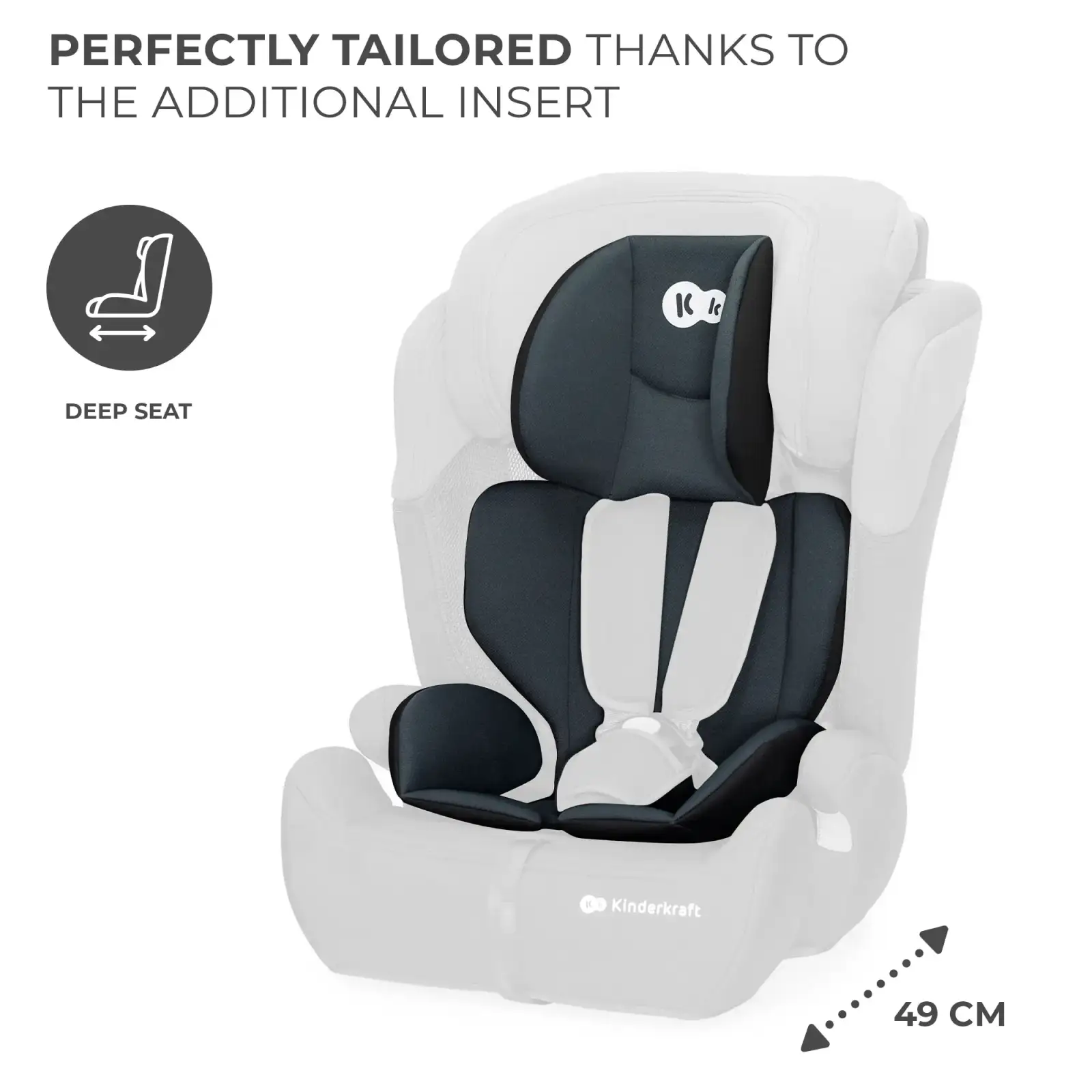 Автокресло Kinderkraft Comfort Up i-Size Black (KCCOUP02BLK0000)