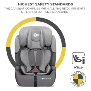 Автокресло Kinderkraft Comfort Up i-Size Grey (KCCOUP02GRY0000)