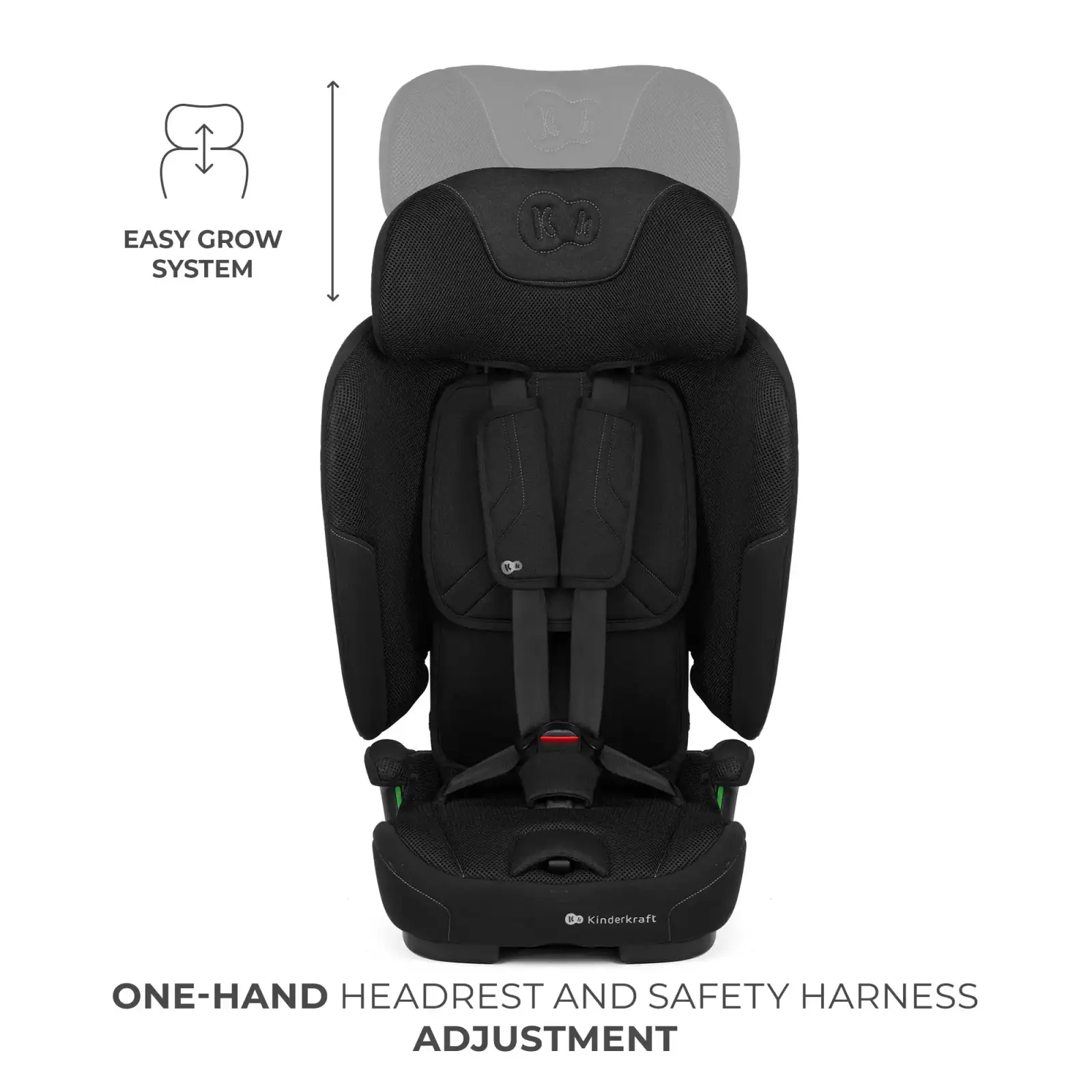 Автокресло Kinderkraft Fix2Go i-Size Black (KCFI2GO0BLK0000)