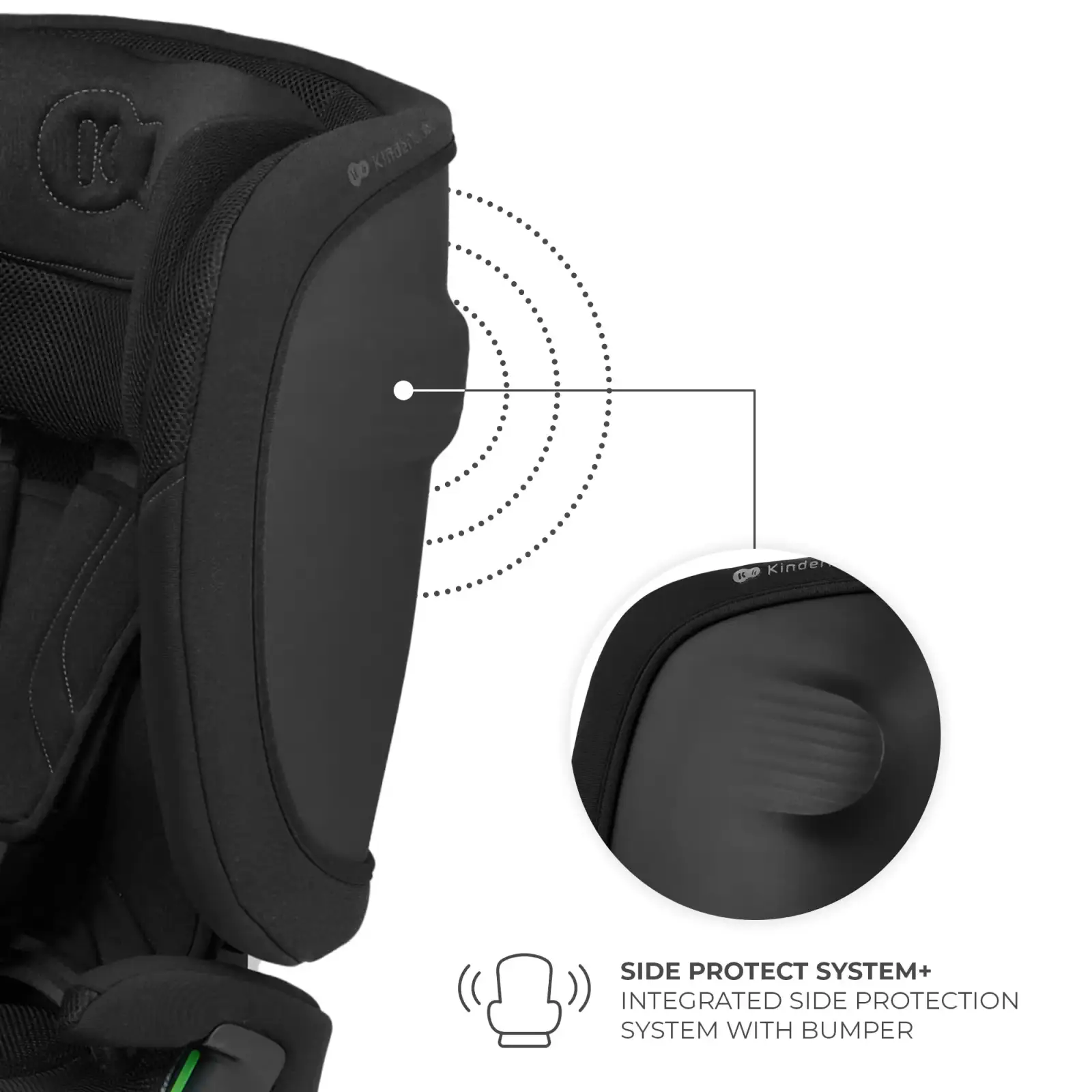 Автокресло Kinderkraft Fix2Go i-Size Black (KCFI2GO0BLK0000)