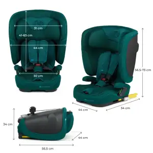 Автокрісло Kinderkraft Fix2Go i-Size Green (KCFI2GO0GRE0000)