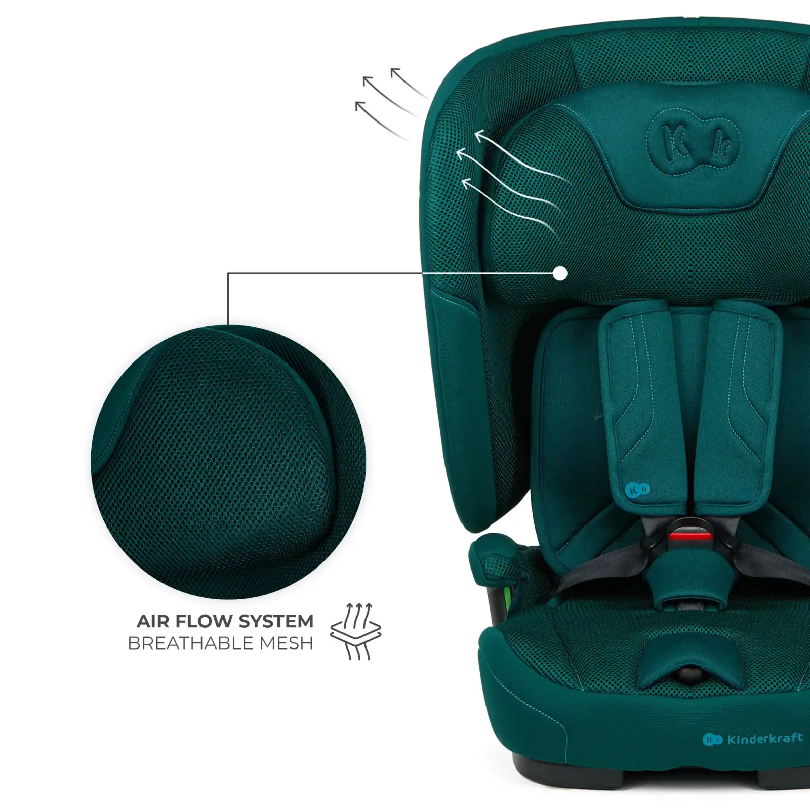 Автокрісло Kinderkraft Fix2Go i-Size Green (KCFI2GO0GRE0000)