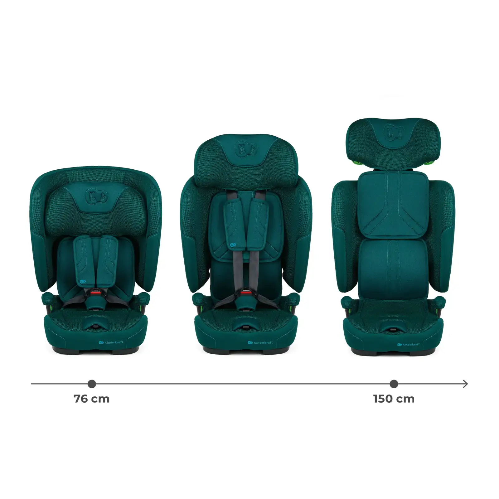 Автокрісло Kinderkraft Fix2Go i-Size Green (KCFI2GO0GRE0000)