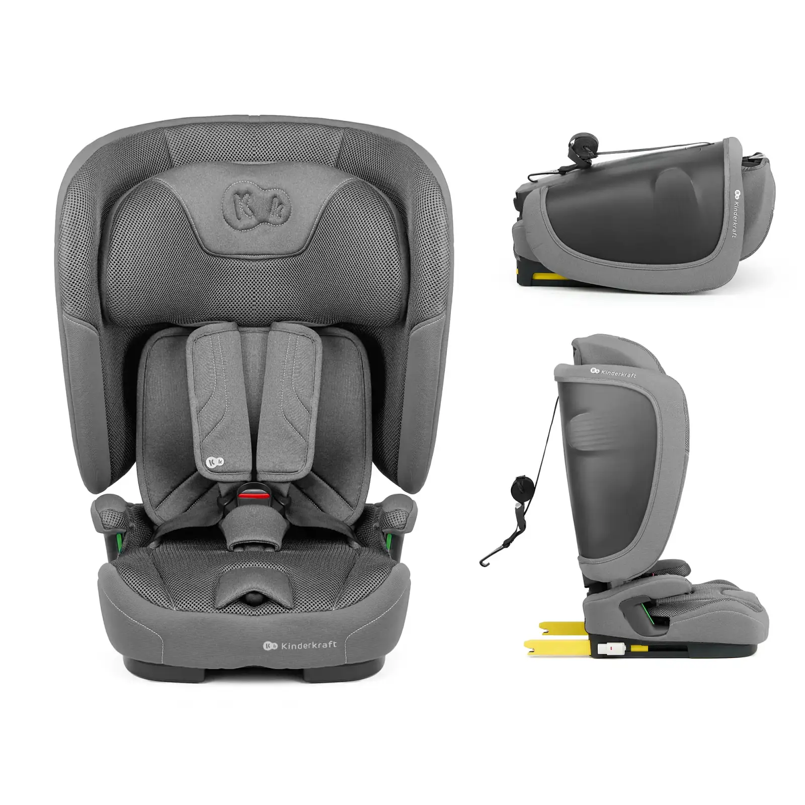 Автокресло Kinderkraft Fix2Go i-Size Grey (KCFI2GO0GRY0000)