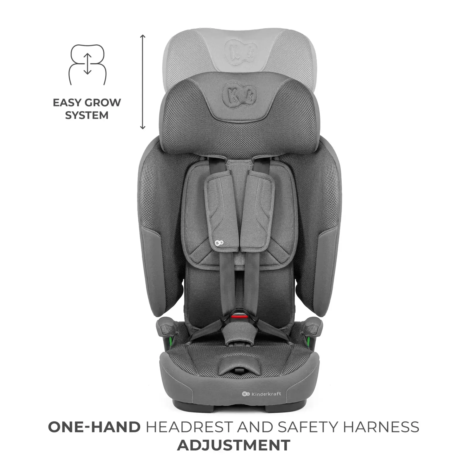 Автокресло Kinderkraft Fix2Go i-Size Grey (KCFI2GO0GRY0000)