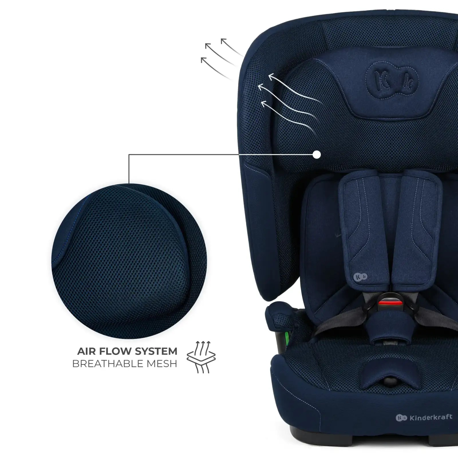 Автокресло Kinderkraft Fix2Go i-Size Navy (KCFI2GO0NAV0000)