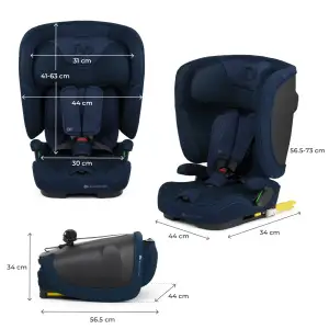 Автокресло Kinderkraft Fix2Go i-Size Navy (KCFI2GO0NAV0000)