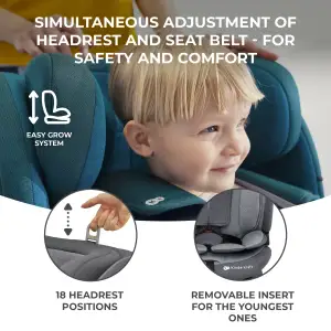 Автокресло Kinderkraft Oneto3 i-Size Cool Grey (KCONE300GRY0000)