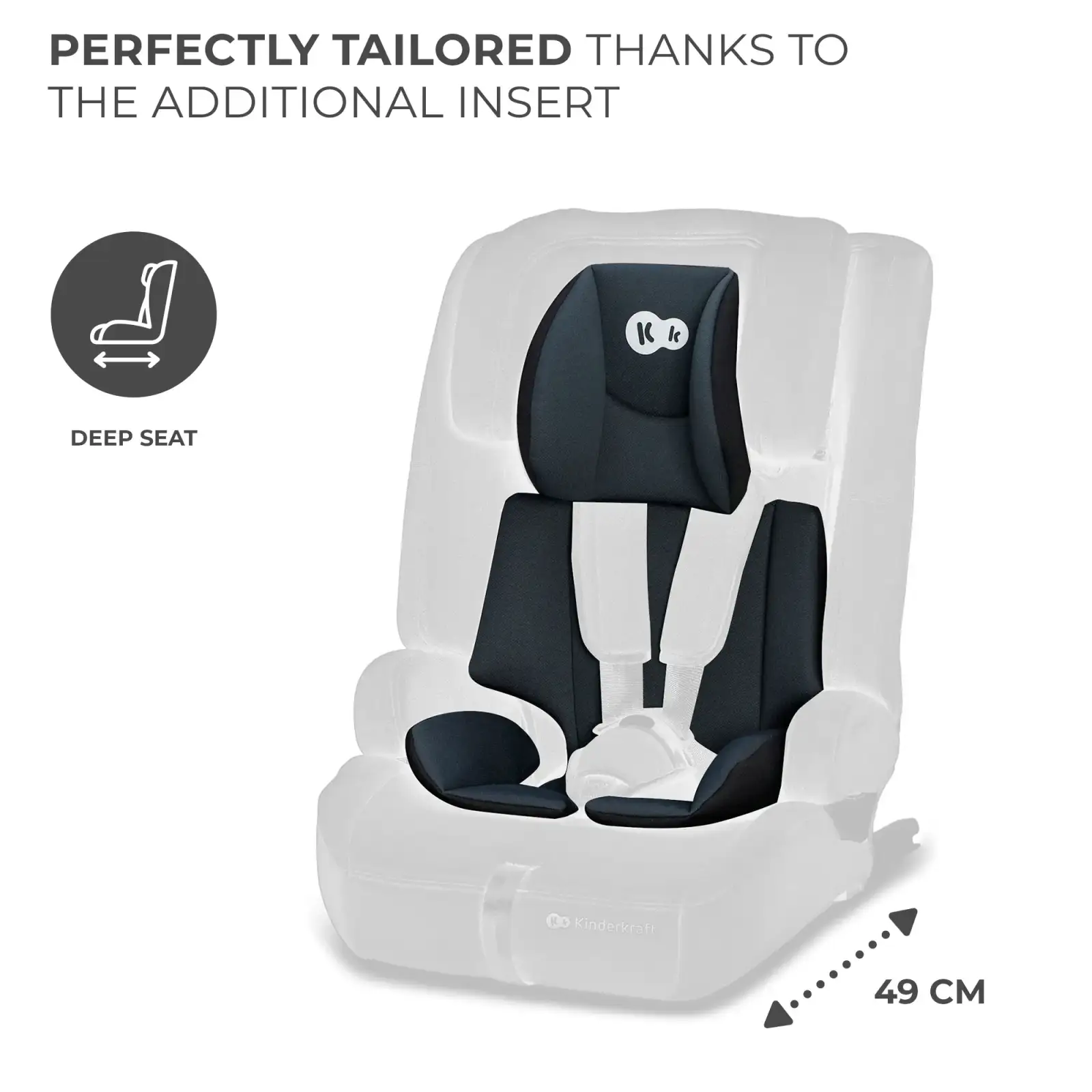 Автокресло Kinderkraft Safety Fix 2 i-Size Black (KCSAFI02BLK0000)