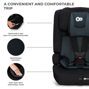 Автокресло Kinderkraft Safety Fix 2 i-Size Black (KCSAFI02BLK0000)