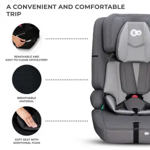 Автокресло Kinderkraft Safety Fix 2 i-Size Grey (KCSAFI02GRY0000)