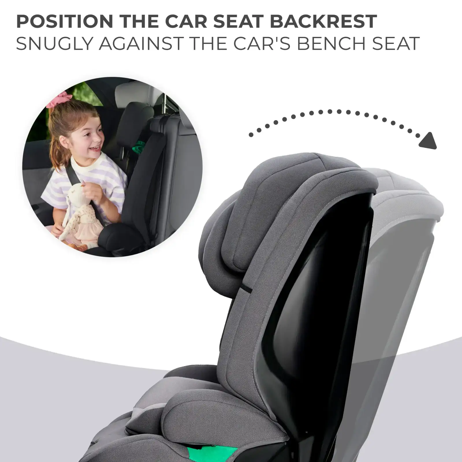 Автокресло Kinderkraft Safety Fix 2 i-Size Grey (KCSAFI02GRY0000)