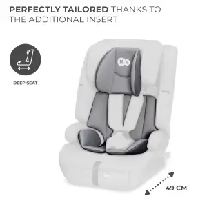 Автокресло Kinderkraft Safety Fix 2 i-Size Grey (KCSAFI02GRY0000)