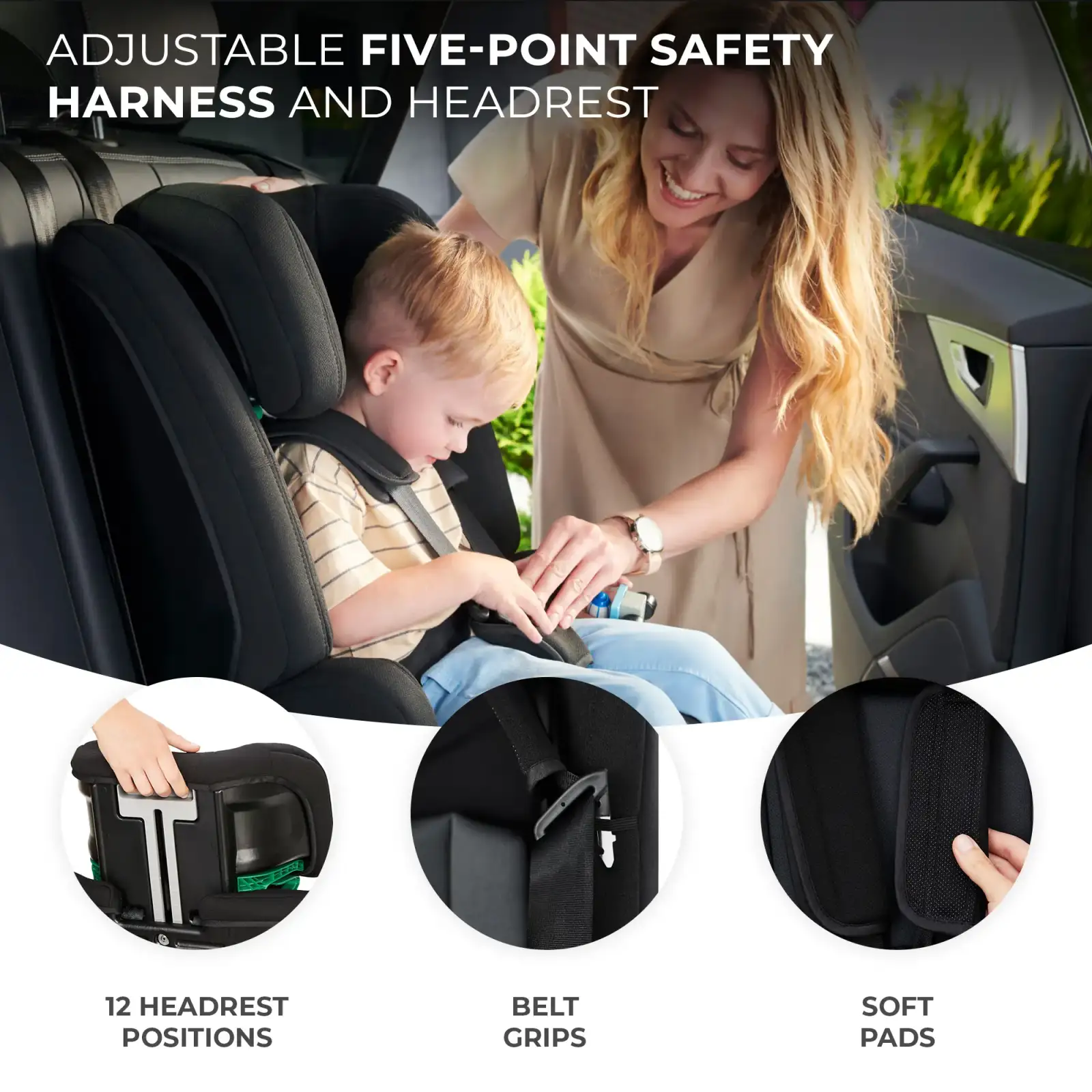 Автокресло Kinderkraft Safety Fix 2 i-Size Grey (KCSAFI02GRY0000)