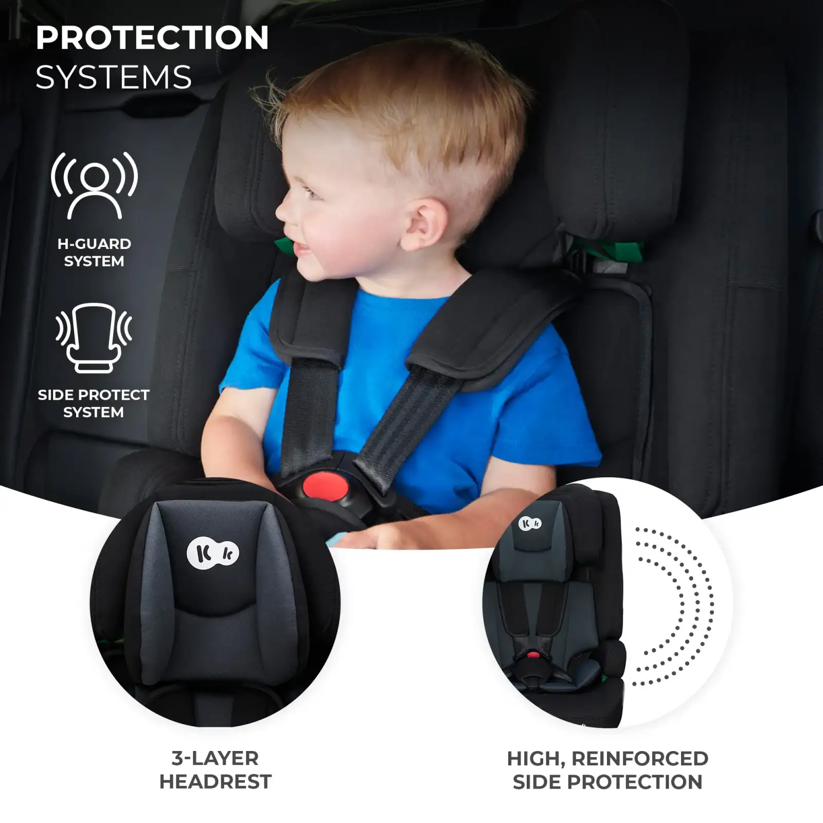 Автокресло Kinderkraft Safety Fix 2 i-Size Grey (KCSAFI02GRY0000)