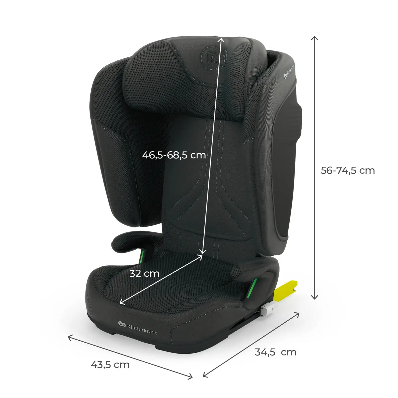 Автокресло Kinderkraft Unity 2 i-Size Black (KCUNIT02BLK0000)