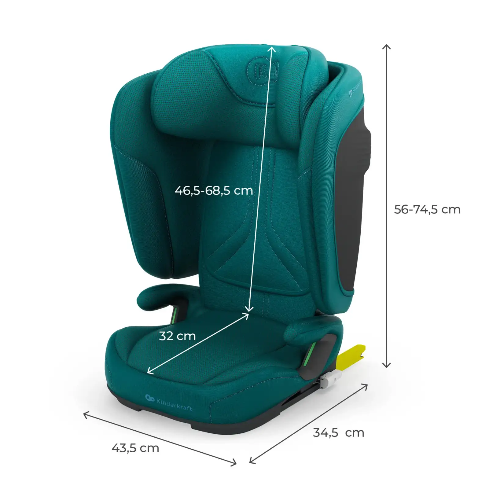 Автокресло Kinderkraft Unity 2 i-Size Green (KCUNIT02GRE0000)