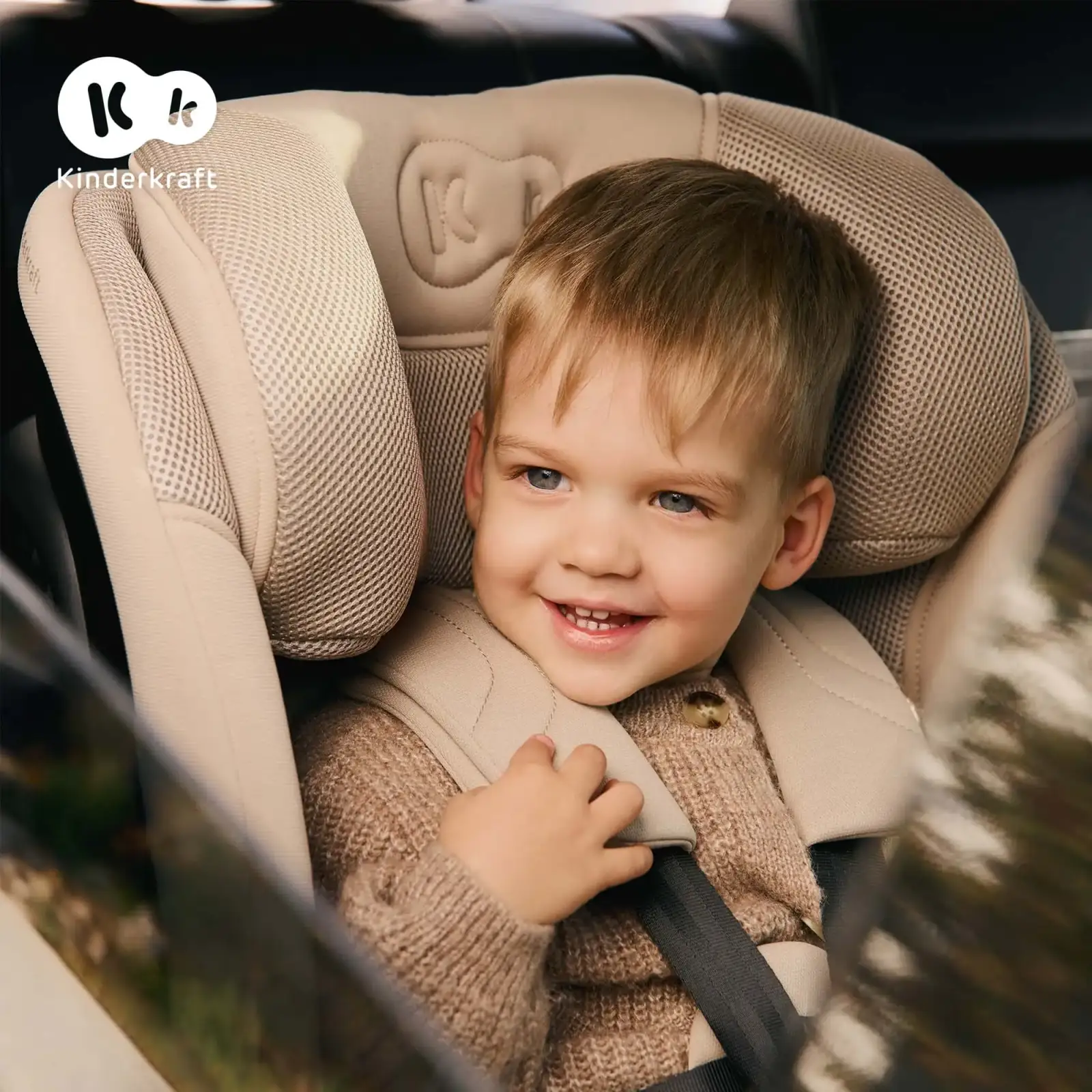 Автокресло Kinderkraft Xpedition 3 i-Size Beige (KCXPED03BEG0000)