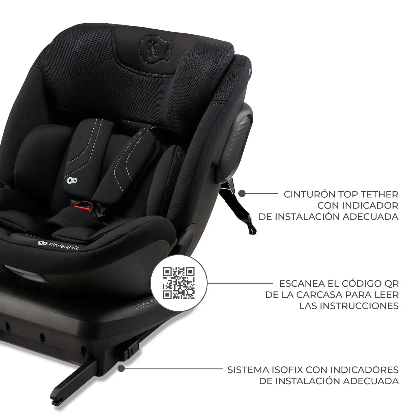 Автокресло Kinderkraft Xpedition 3 i-Size Black (KCXPED03BLK0000)