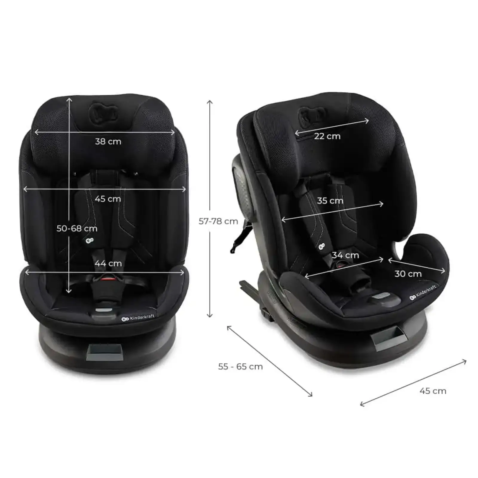 Автокресло Kinderkraft Xpedition 3 i-Size Black (KCXPED03BLK0000)