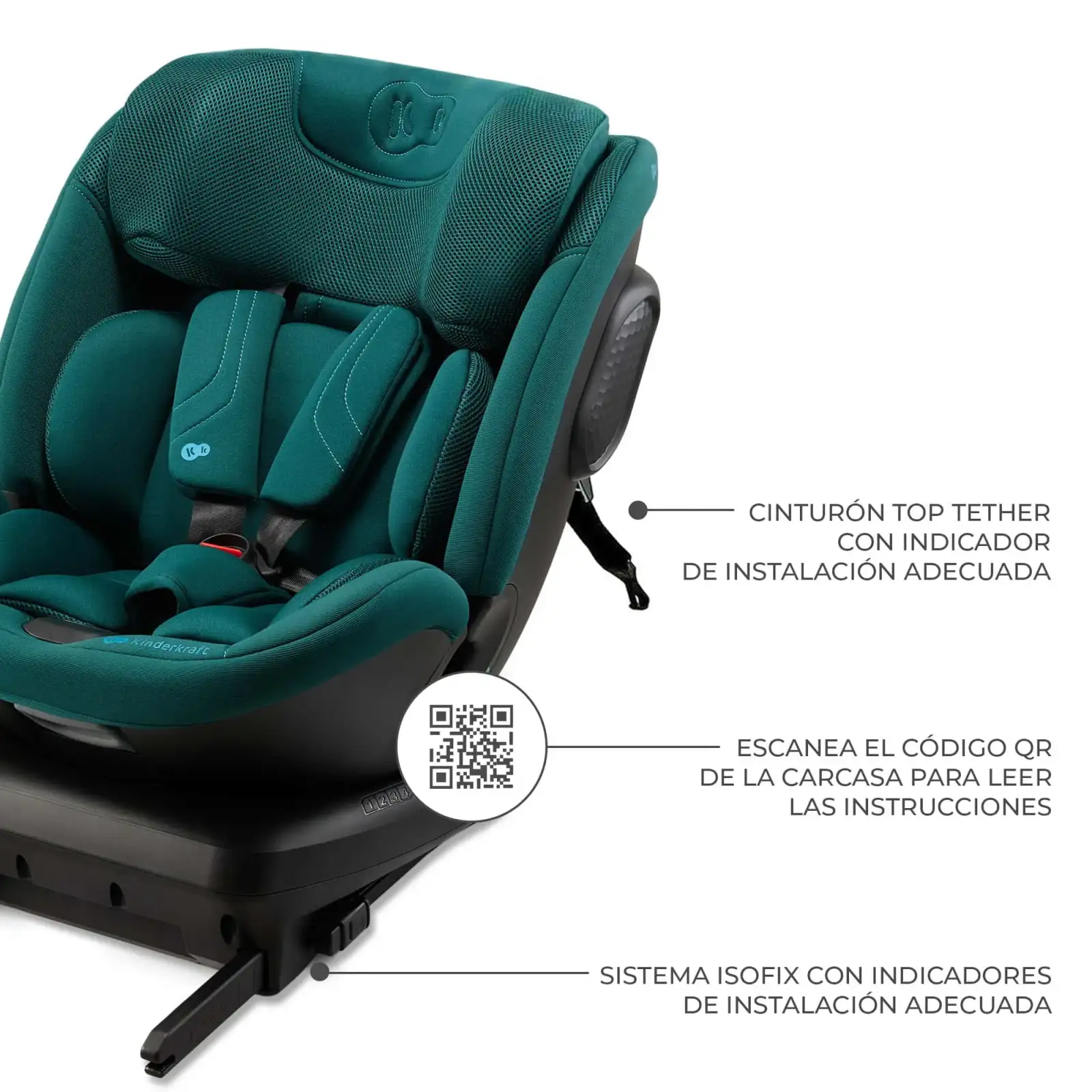 Автокресло Kinderkraft Xpedition 3 i-Size Green (KCXPED03GRE0000)