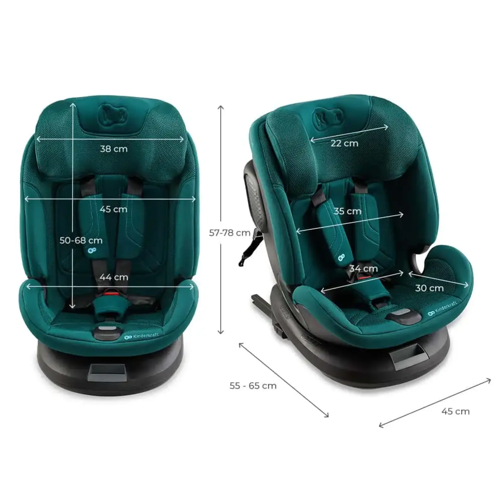 Автокресло Kinderkraft Xpedition 3 i-Size Green (KCXPED03GRE0000)