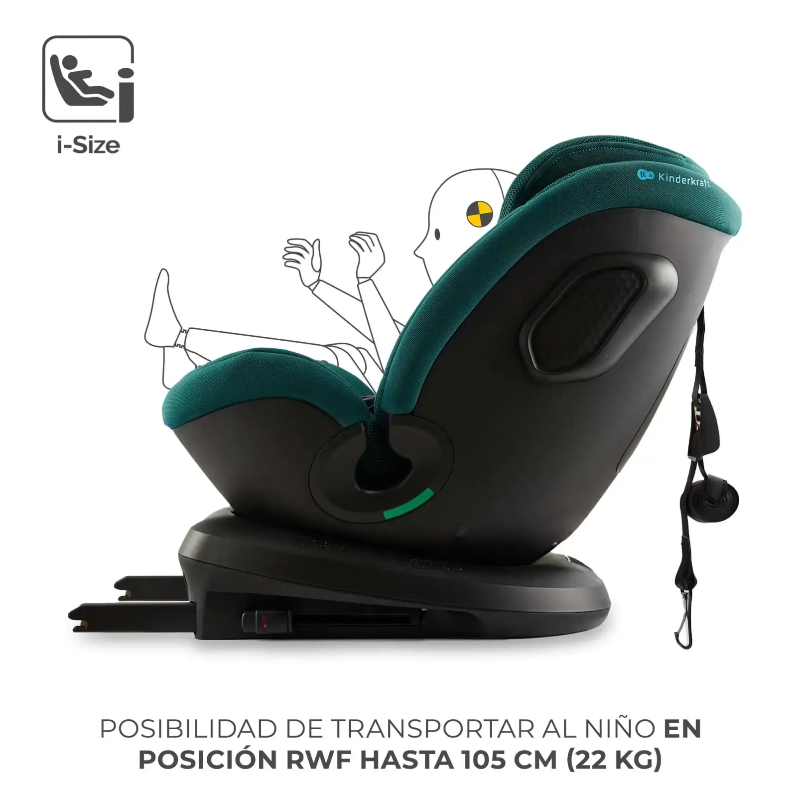 Автокресло Kinderkraft Xpedition 3 i-Size Green (KCXPED03GRE0000)