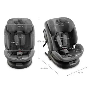 Автокресло Kinderkraft Xpedition 3 i-Size Grey (KCXPED03GRY0000)