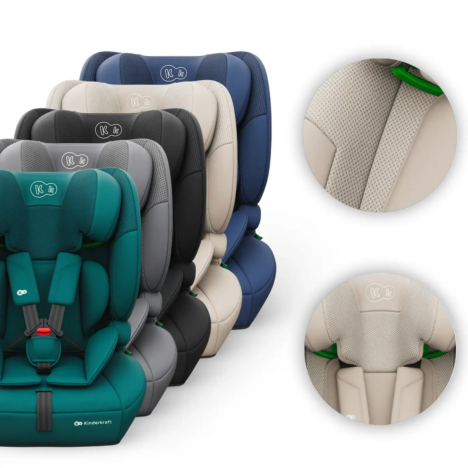 Автокрісло Kinderkraft Comfort Up 2 Plus i-Size Beige (KCCOUP02BEGPL00)