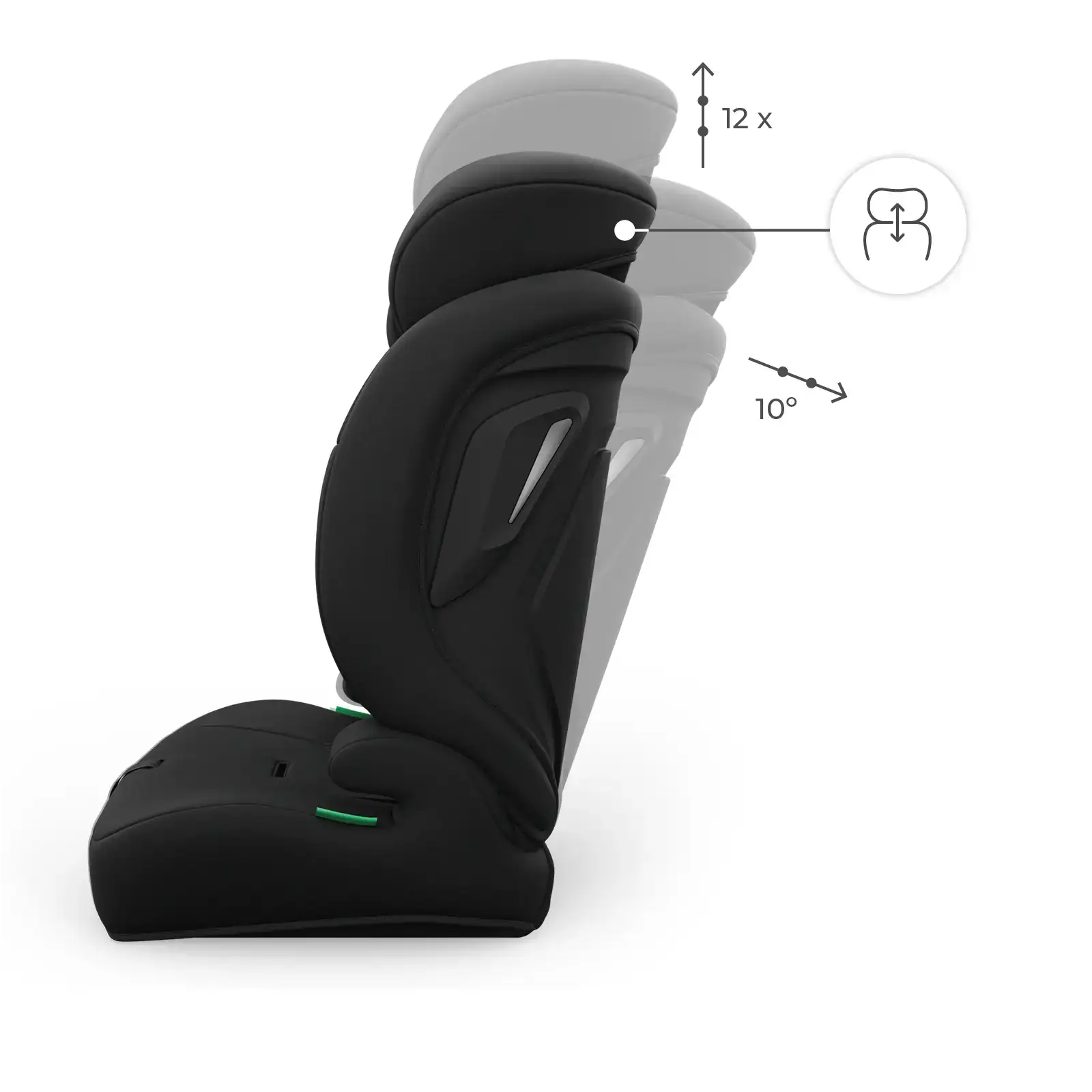 Автокрісло Kinderkraft Comfort Up 2 Plus i-Size Black (KCCOUP02BLKPL00)