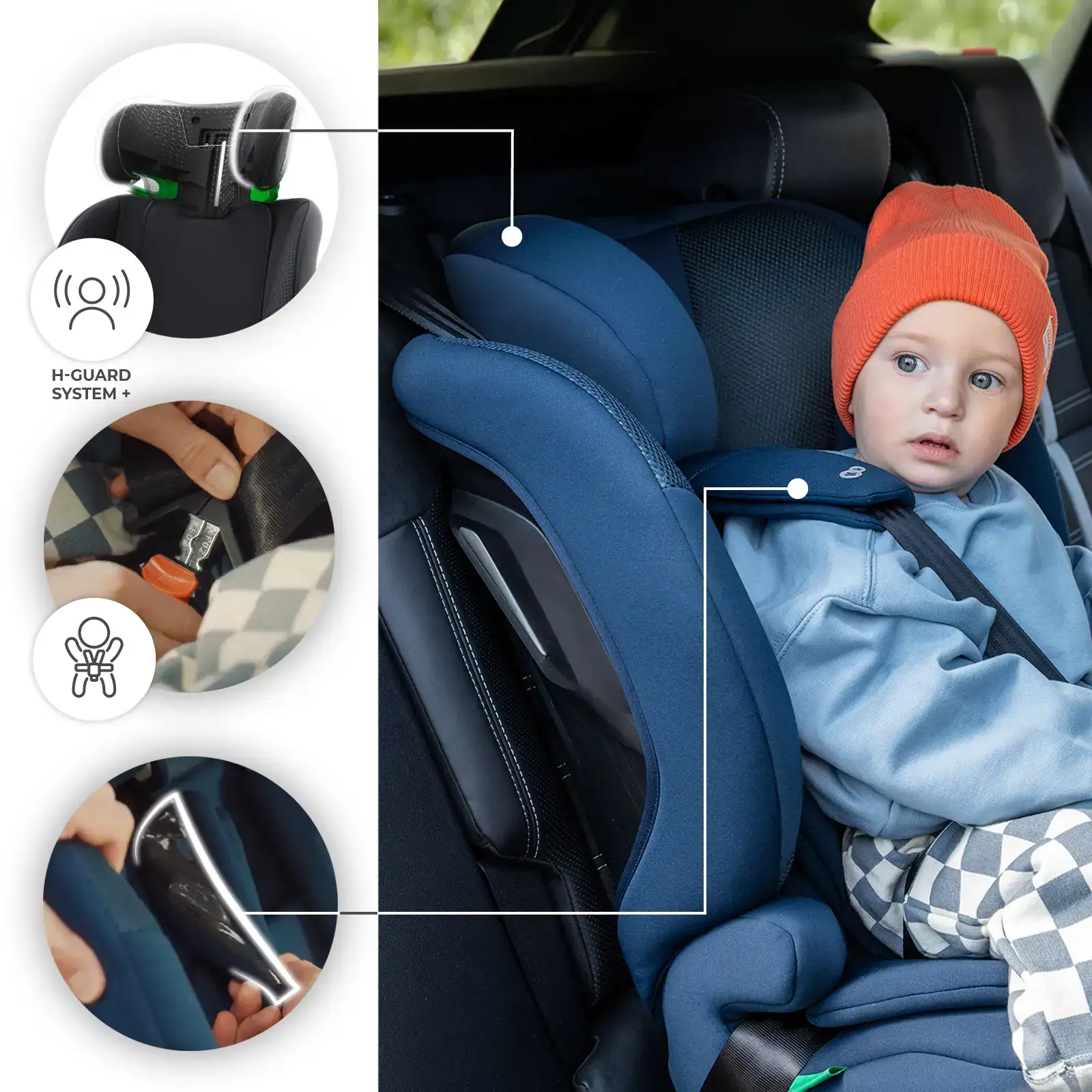 Автокрісло Kinderkraft Comfort Up 2 Plus i-Size Black (KCCOUP02BLKPL00)