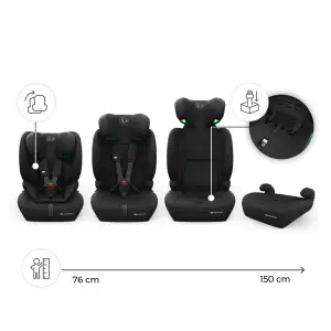 Автокрісло Kinderkraft Comfort Up 2 Plus i-Size Black (KCCOUP02BLKPL00)