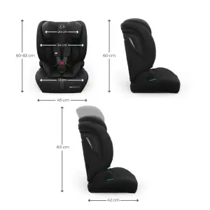 Автокрісло Kinderkraft Comfort Up 2 Plus i-Size Black (KCCOUP02BLKPL00)