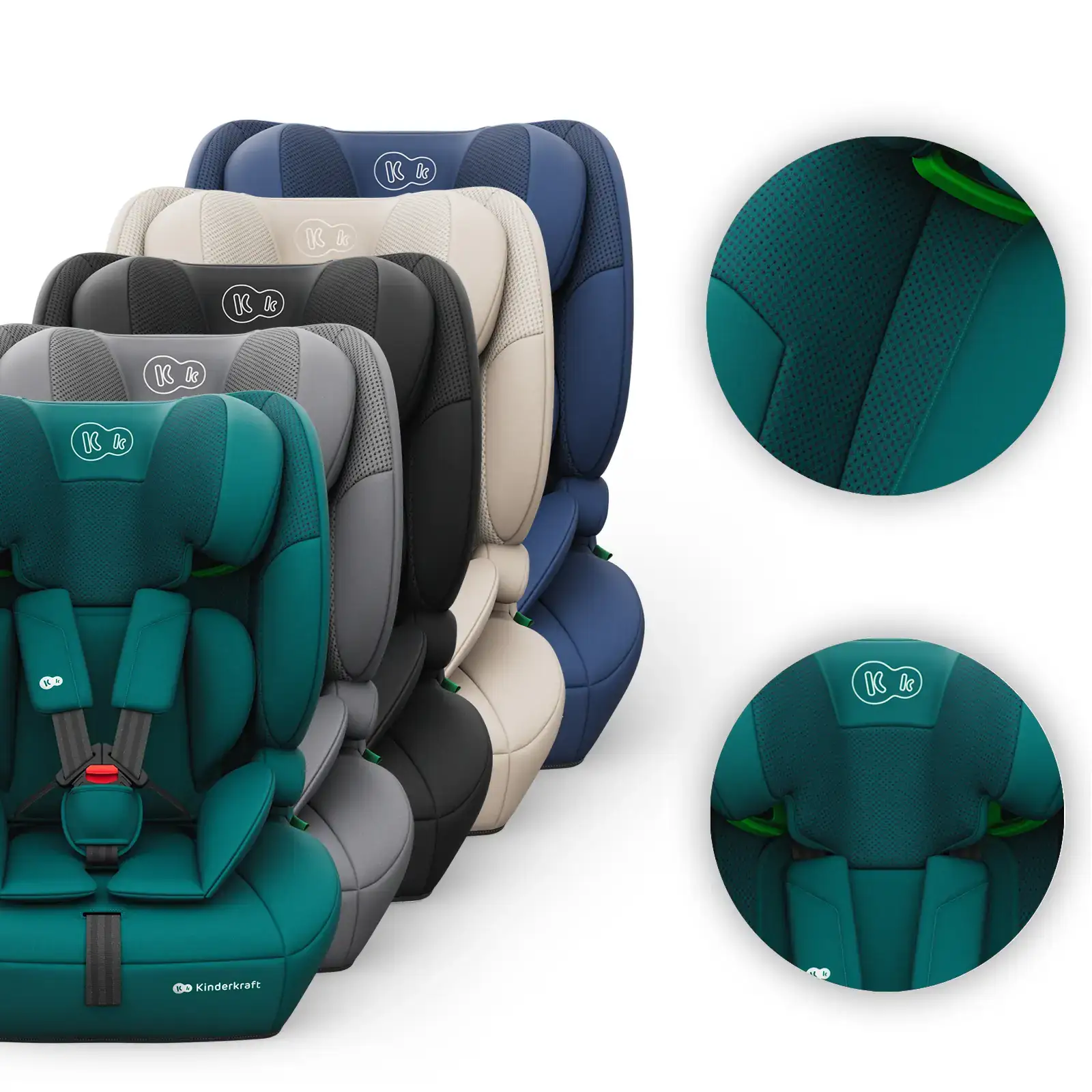 Автокрісло Kinderkraft Comfort Up 2 Plus i-Size Green (KCCOUP02GREPL00)