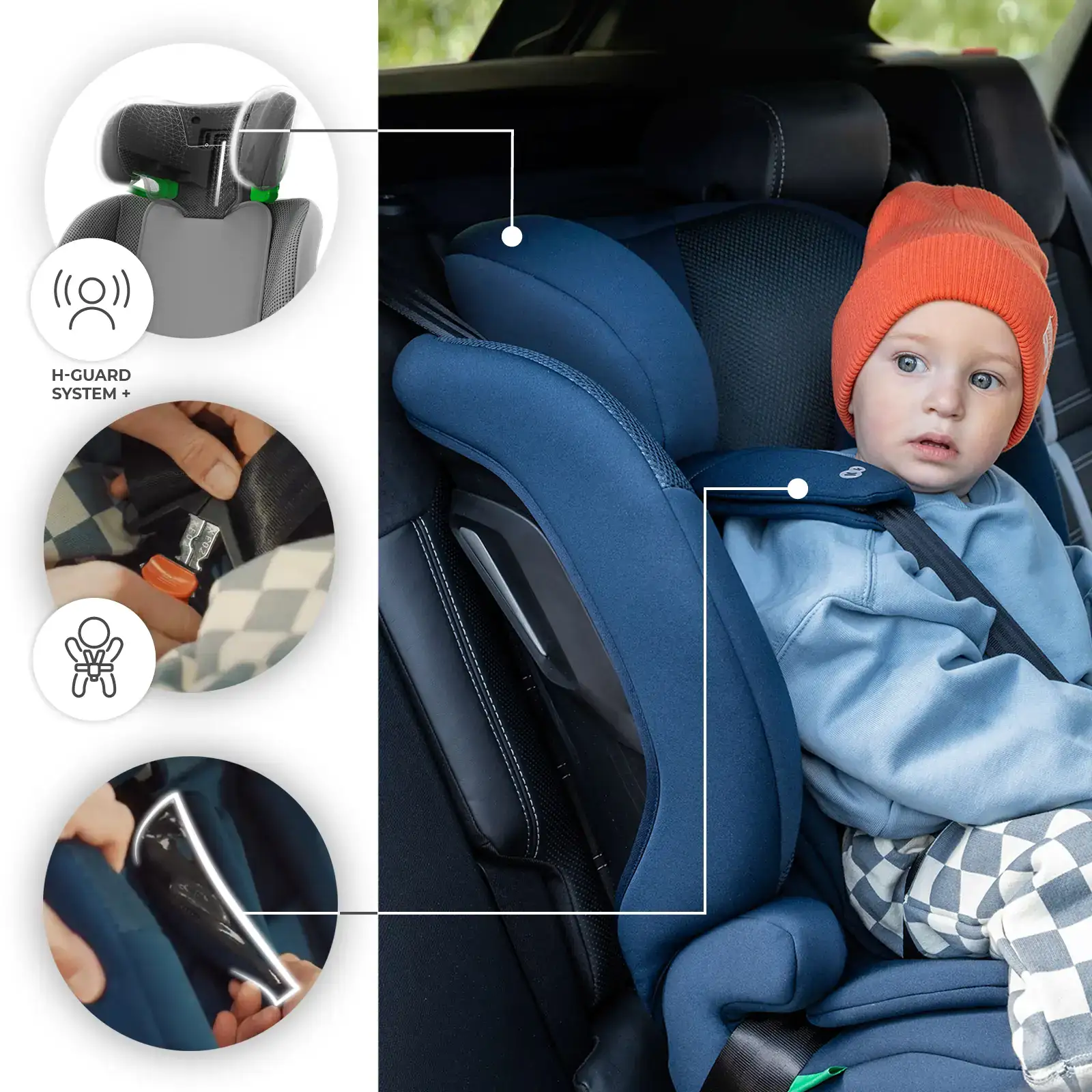 Автокрісло Kinderkraft Comfort Up 2 Plus i-Size Grey (KCCOUP02GRYPL00)