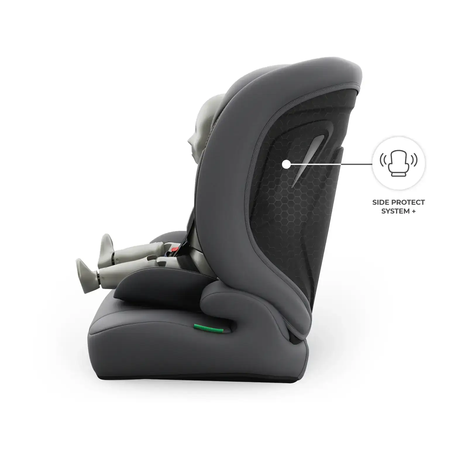 Автокрісло Kinderkraft Comfort Up 2 Plus i-Size Grey (KCCOUP02GRYPL00)