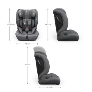Автокрісло Kinderkraft Comfort Up 2 Plus i-Size Grey (KCCOUP02GRYPL00)