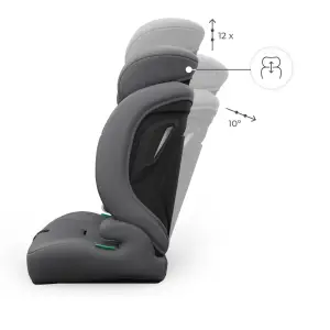 Автокрісло Kinderkraft Comfort Up 2 Plus i-Size Grey (KCCOUP02GRYPL00)