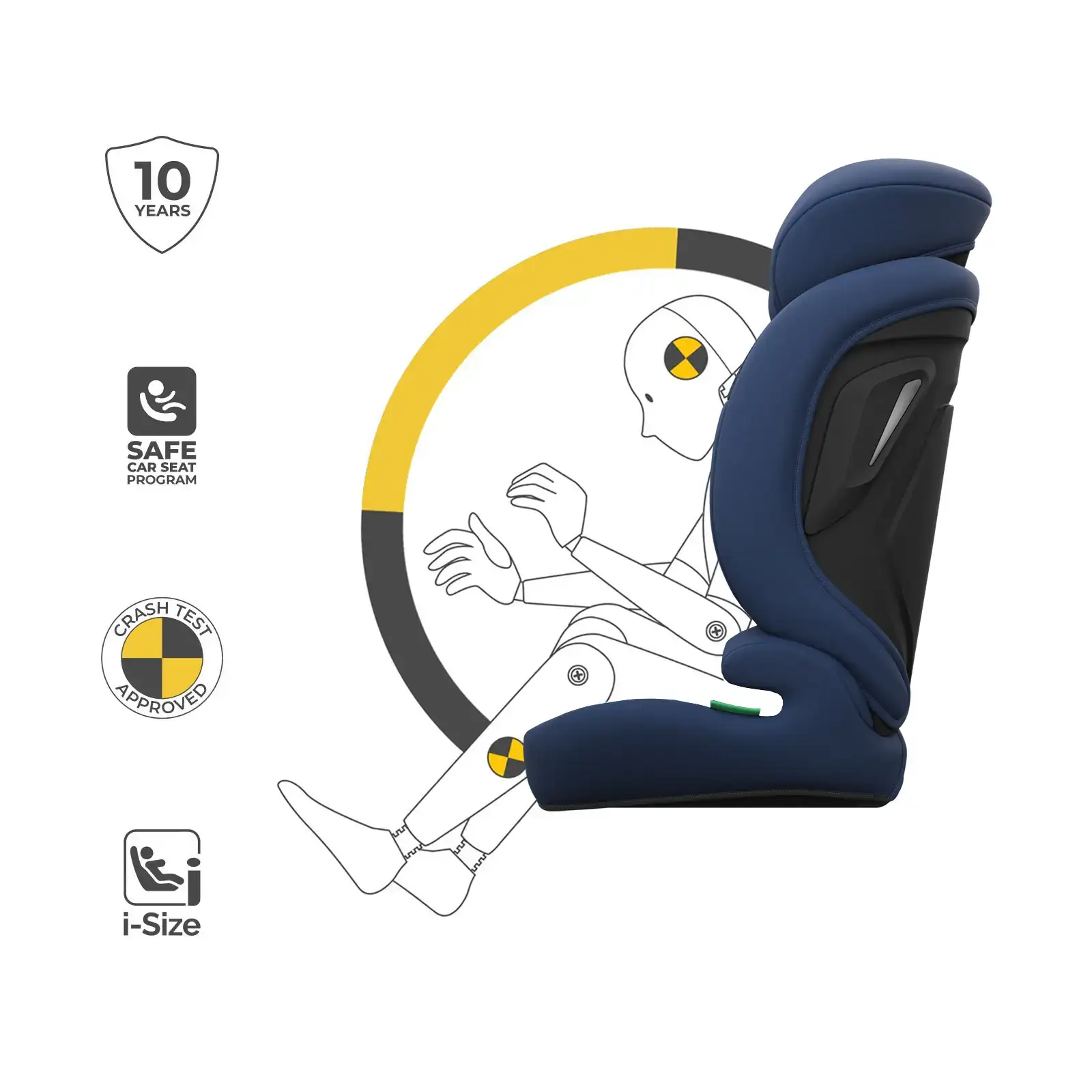 Автокрісло Kinderkraft Comfort Up 2 Plus i-Size Navy (KCCOUP02NAVPL00)