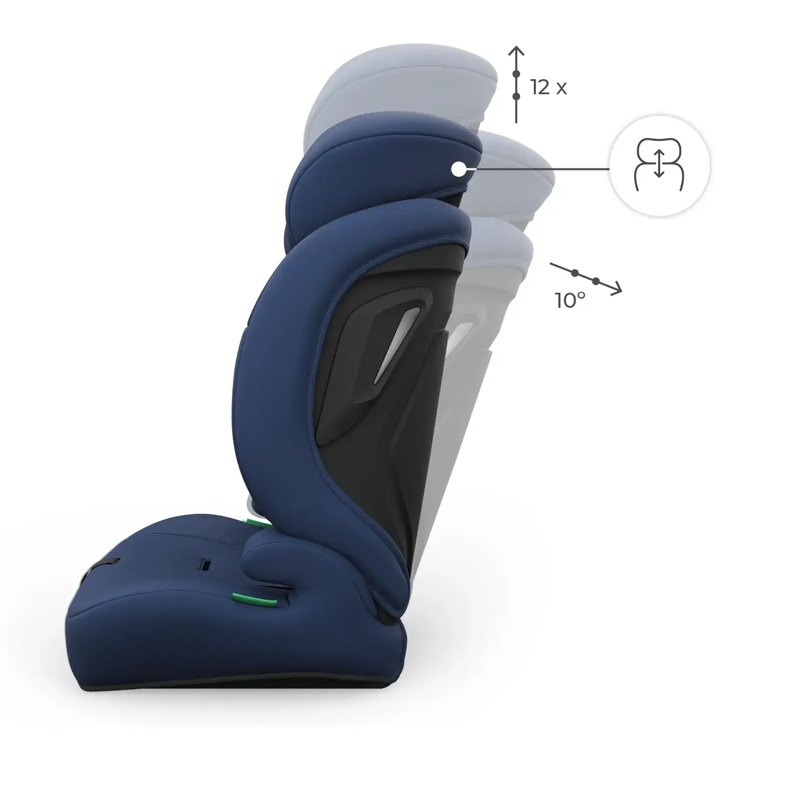 Автокрісло Kinderkraft Comfort Up 2 Plus i-Size Navy (KCCOUP02NAVPL00)