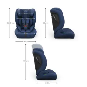 Автокрісло Kinderkraft Comfort Up 2 Plus i-Size Navy (KCCOUP02NAVPL00)