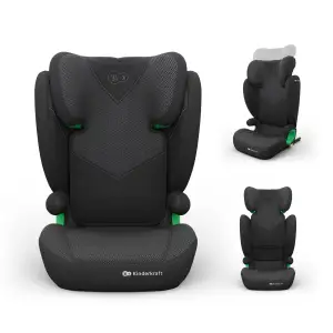 Автокресло Kinderkraft Junior Fix 2 Plus i-Size Black (KCJUFI20BLKPL0N)